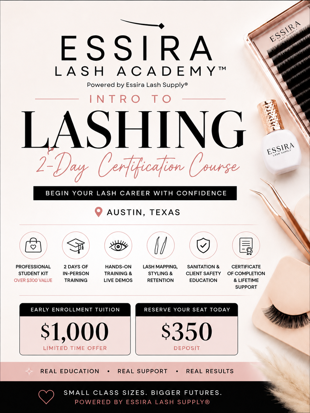 Intro to Lashing 2-Day Course | Early Enrollment