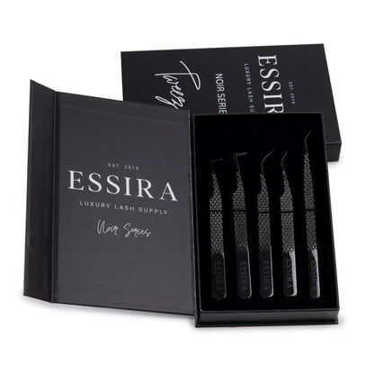 Noir Series — 5 Piece Tweezer Set (Boxed)