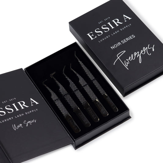 Noir Series — 5 Piece Tweezer Set (Boxed)