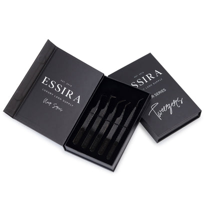 Noir Series — 5 Piece Tweezer Set (Boxed)