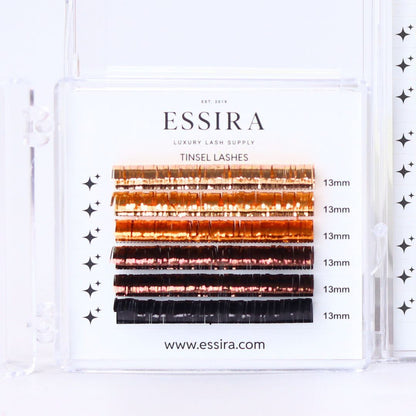 Tinsel Lashes – Metallic Lash Extensions