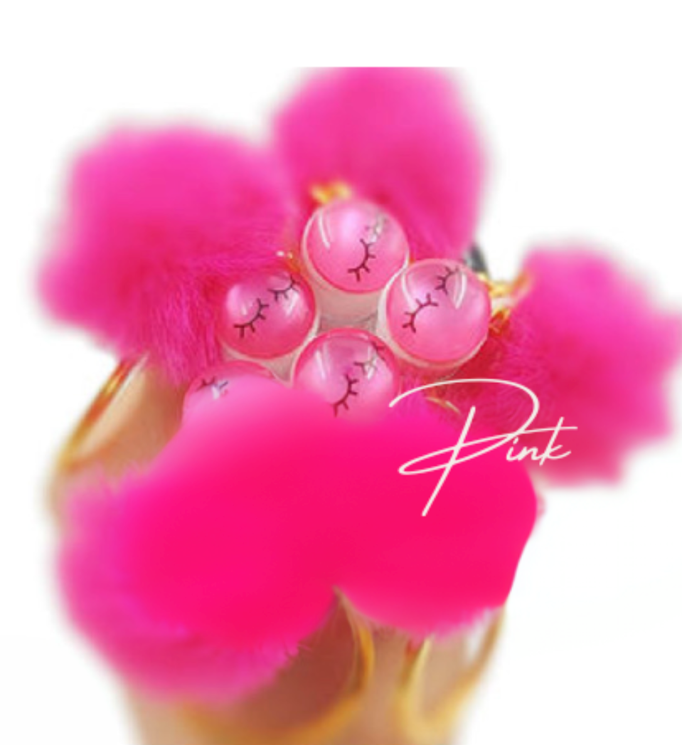 Fluffy Keychain Mascara Wand