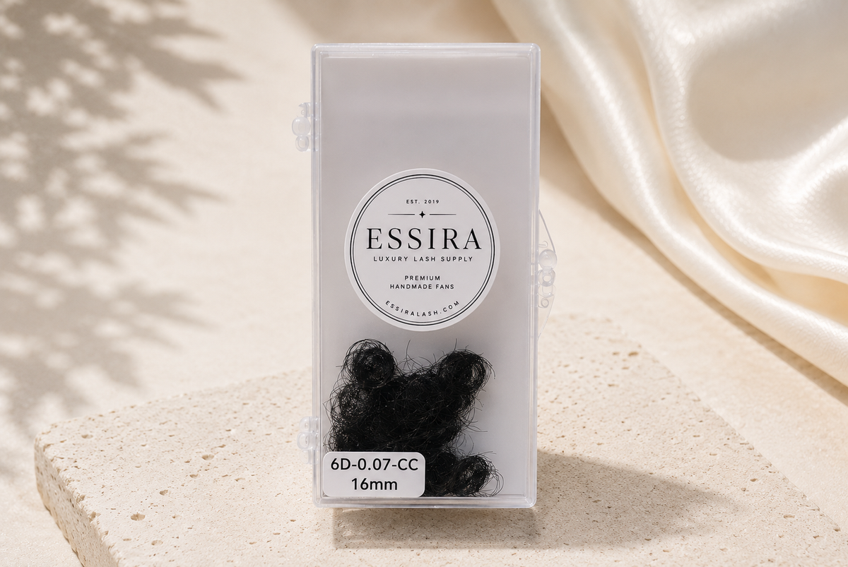 Essira 6D premade volume lash fans single length tray